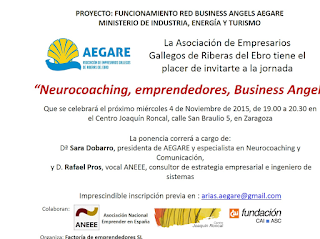 Jornada de Neurocoaching, Emprendedores y Business Angels