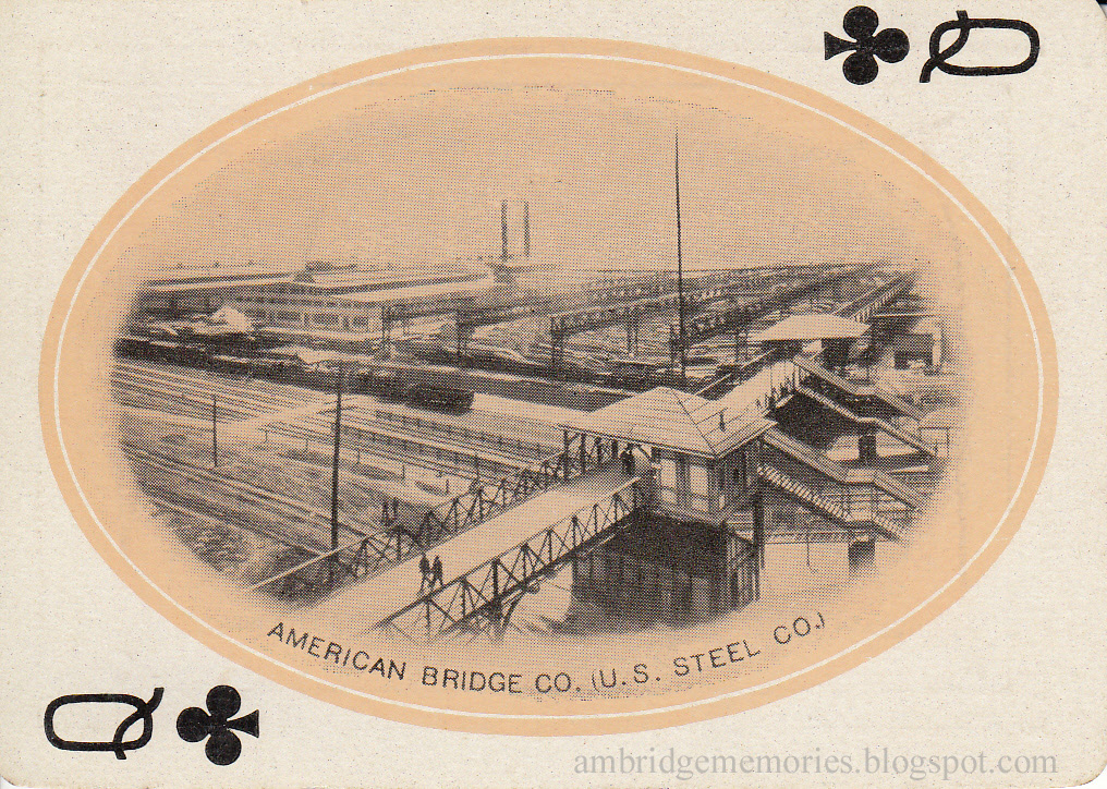 Ambridge Memories Ambridge memorabilia American Bridge Co. playing card
