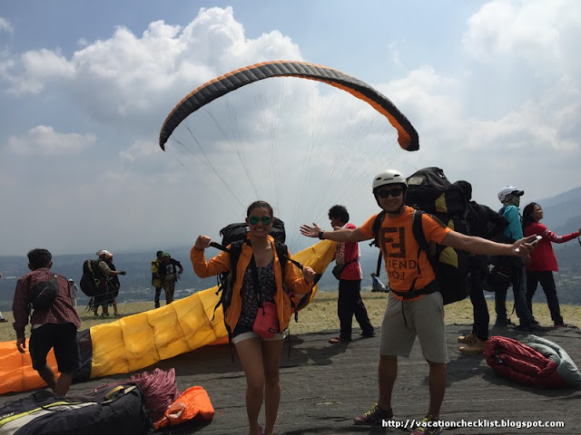 Paragliding in Indonesia