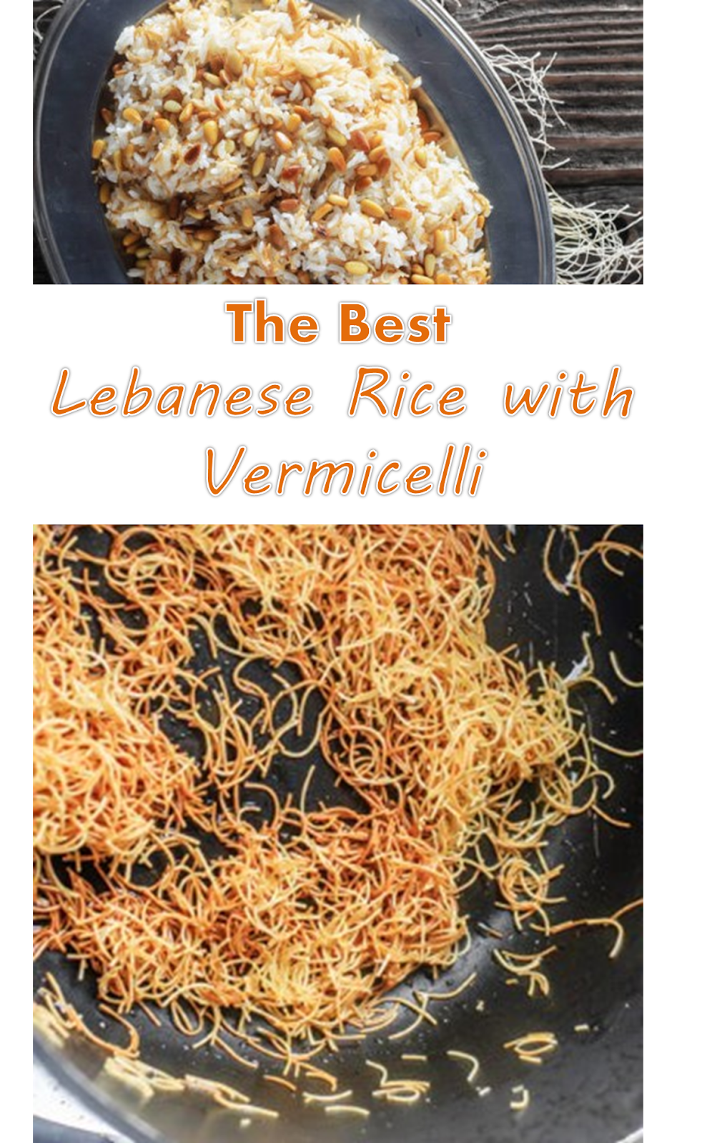 637 Reviews: #Best #Dish >> Lebanese #Rice with Vermicelli - ...