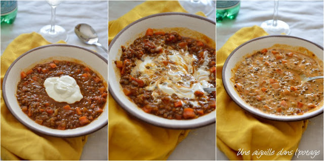 Soupe de lentilles de Nathalie Beauvais