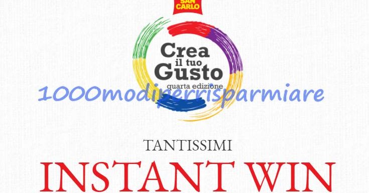san carlo crea il tuo gusto