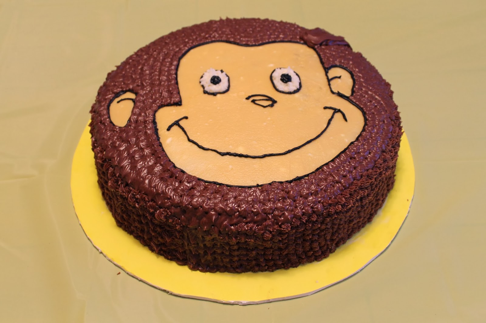 Curious George Birthday Cake