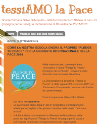 COME LA NOSTRA SCUOLA ONORA IL PROPRIO "PLEDGE TO PEACE" PER LA GIORNATA INTERNAZIONALE DELLA PACE