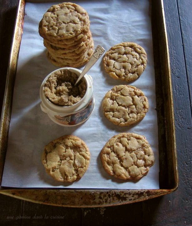brown sugar + toffee cookies | une gamine dans la cuisine 