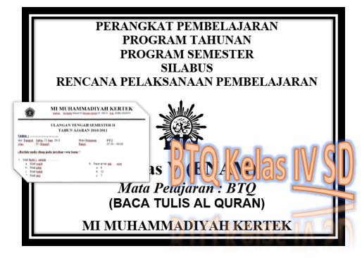 OPS LEGOK Perangkat Pembelajaran Baca Tulis AlQuran SD