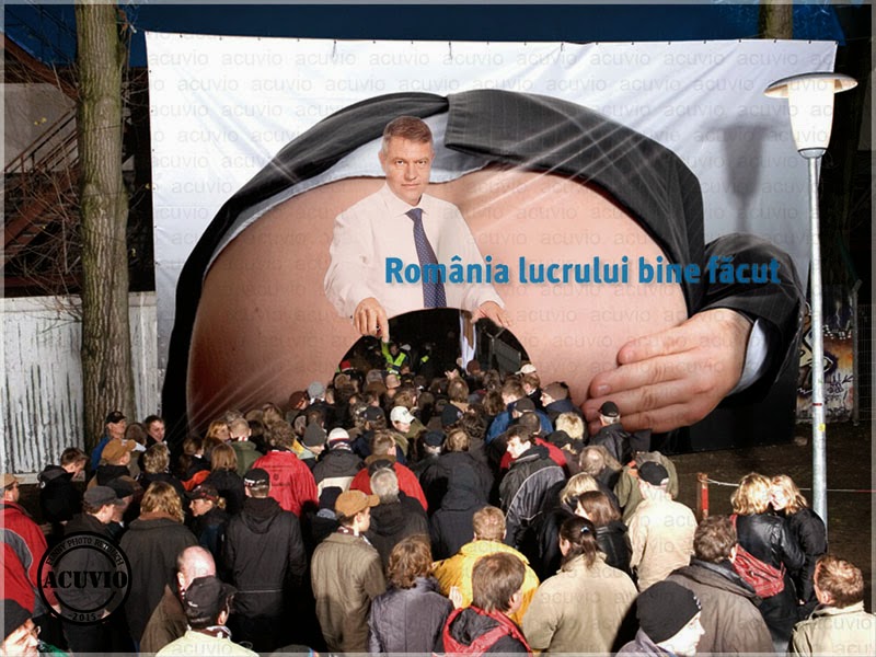 Klaus Iohannis România lucrului bine făcut funny photo