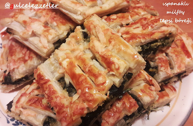 ISPANAKLI MİLFÖY TEPSİ BÖREĞİ