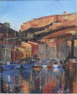 PORTO DI BONIFACIO (olio su tela 40x50)