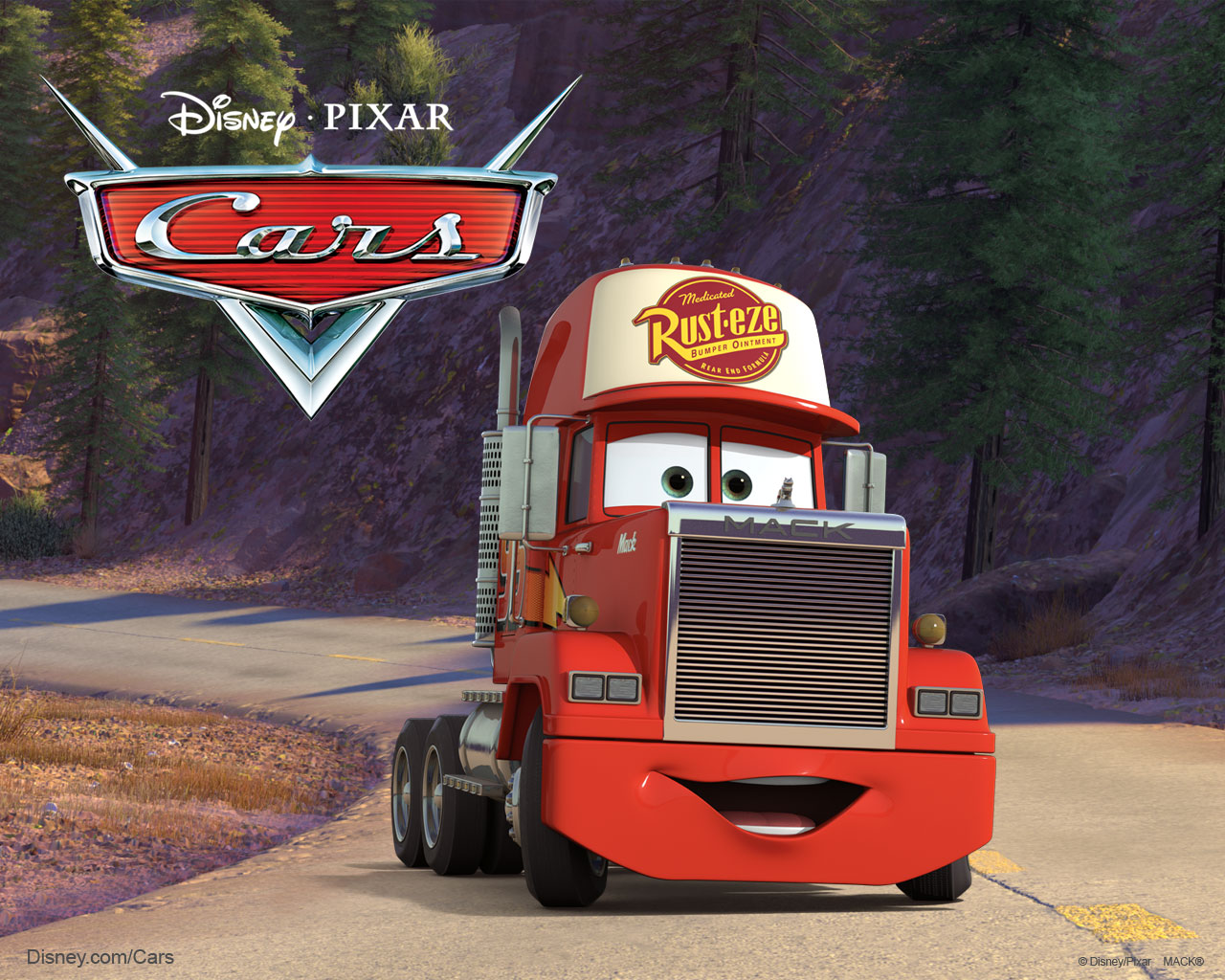 Free Disney Cars Mack Cartoon Wallpaper Gallery