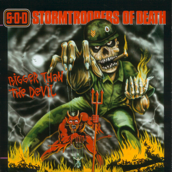 Pin S.O.D 80er Jahre /  Rar! - Stormtrooper of Death