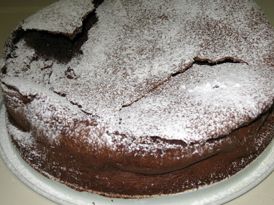 Flourless Chocolate Souffle Cake