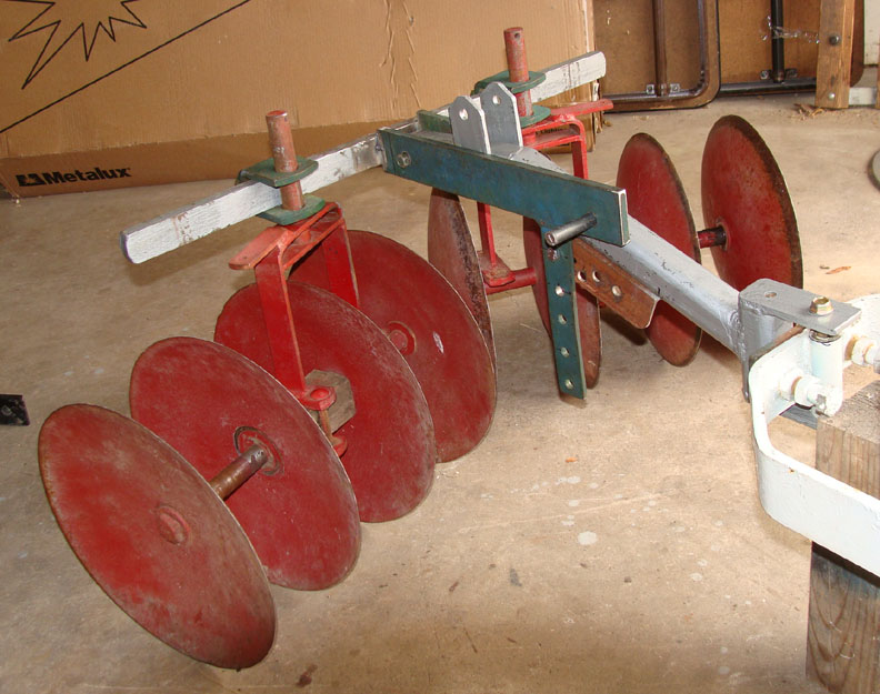 Gardening Garden Tractor Disk Harrow Progress 4