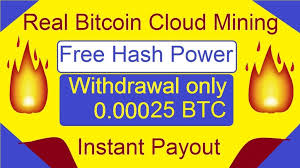  New Bitcoin Cloud Mining Auto Self Hashing Mining Sites Without Any Deposit or Investment 