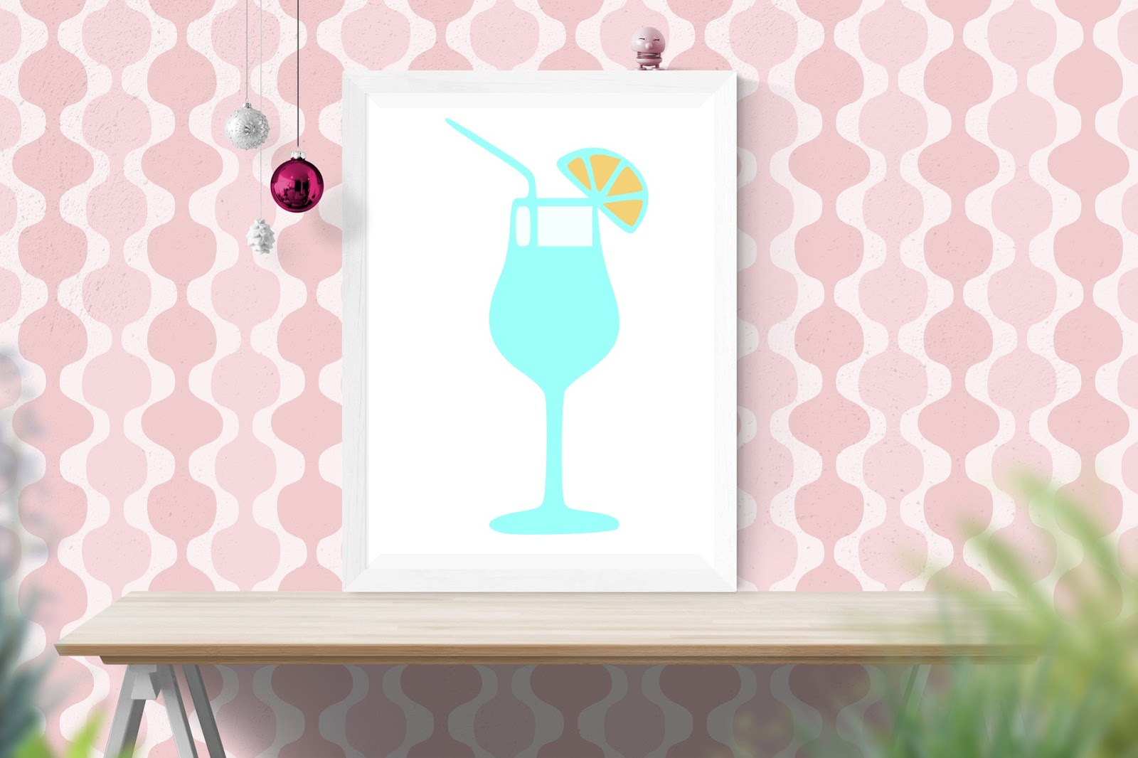 Download Free Silhouette Design: Cocktail (And Free Set of ...