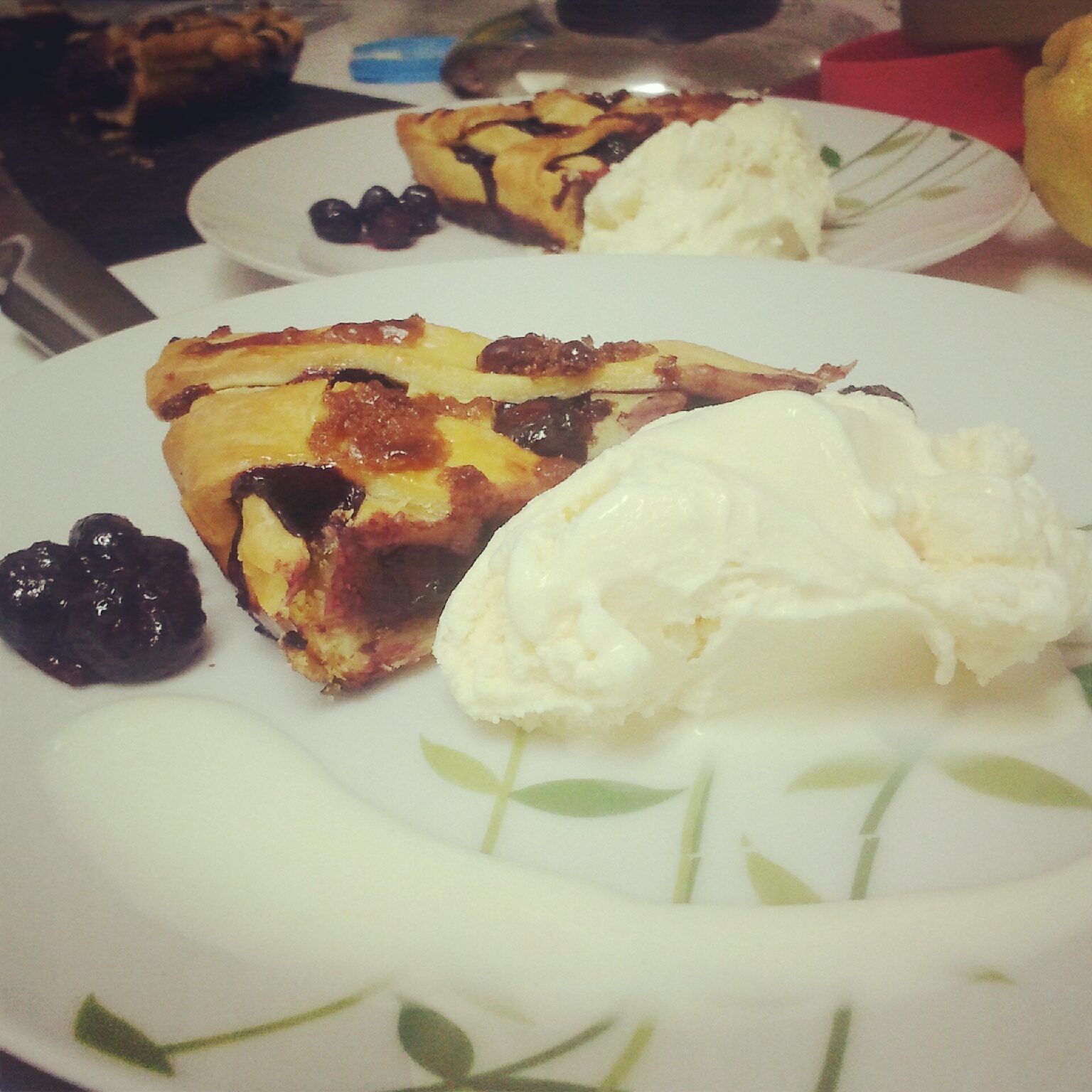 Rhubarb & Custard Donna Hay's Blueberry Pie