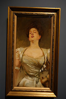 Oil Painting Portrait Woman Singing John Singer Sargent