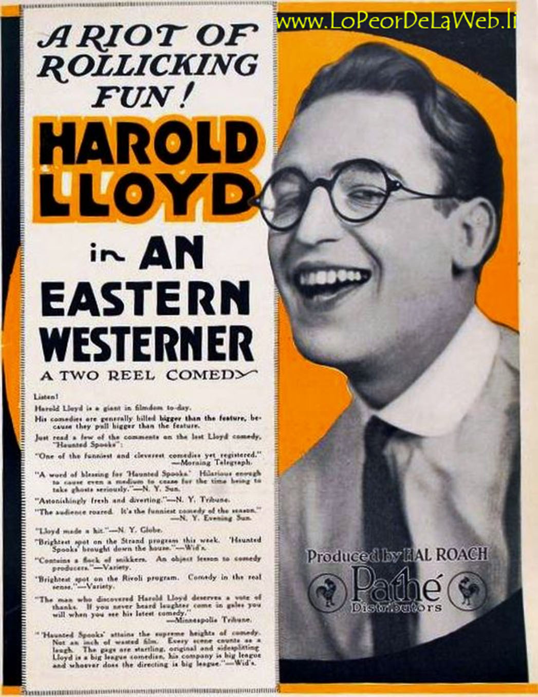 Un Auténtico Western (1920 / Cine Mudo / Harold Lloyd)