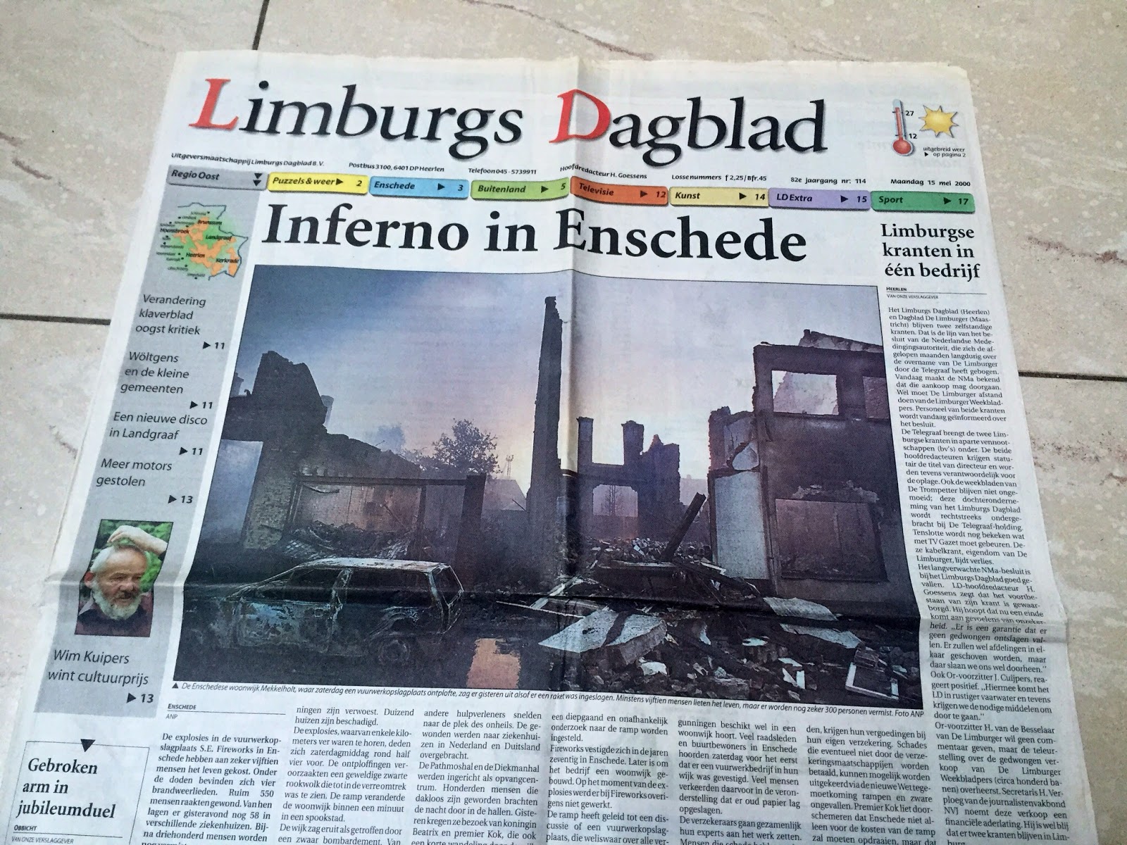 Item #48: Vuurwerkramp in Enschede | Waar was jij?