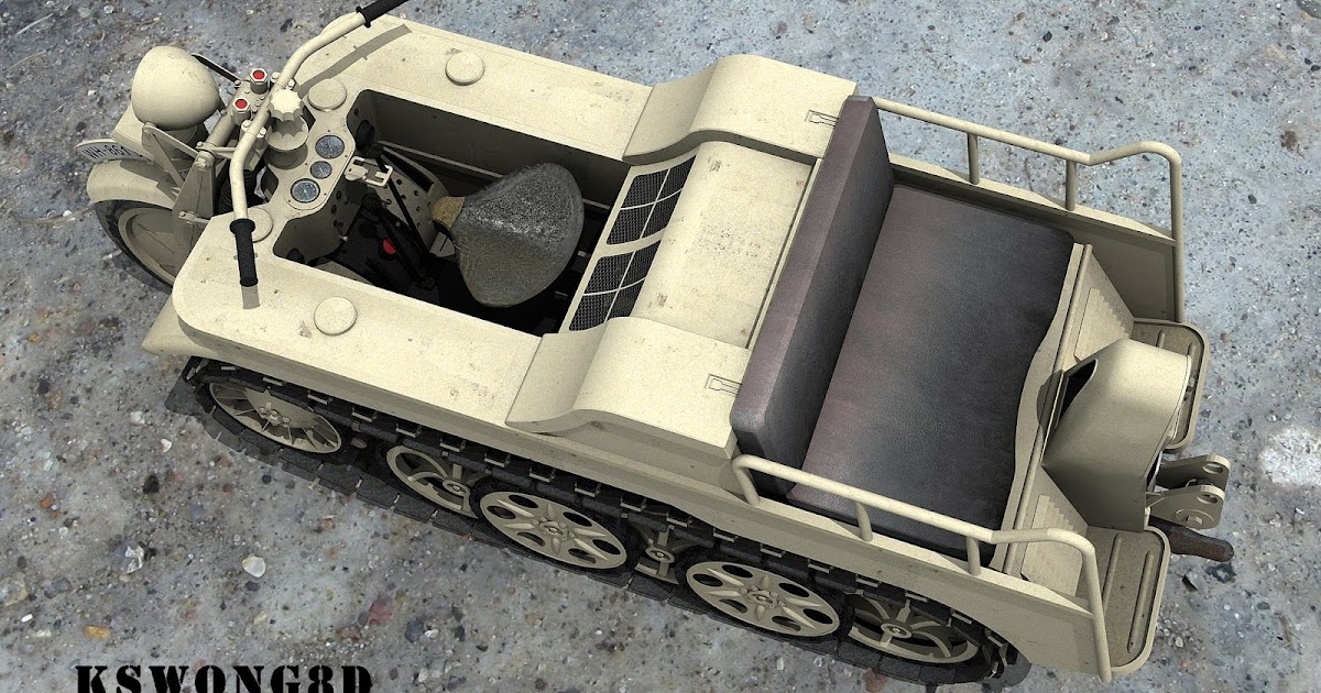 Полугусеничный тягач Kettenkrad HK 101
