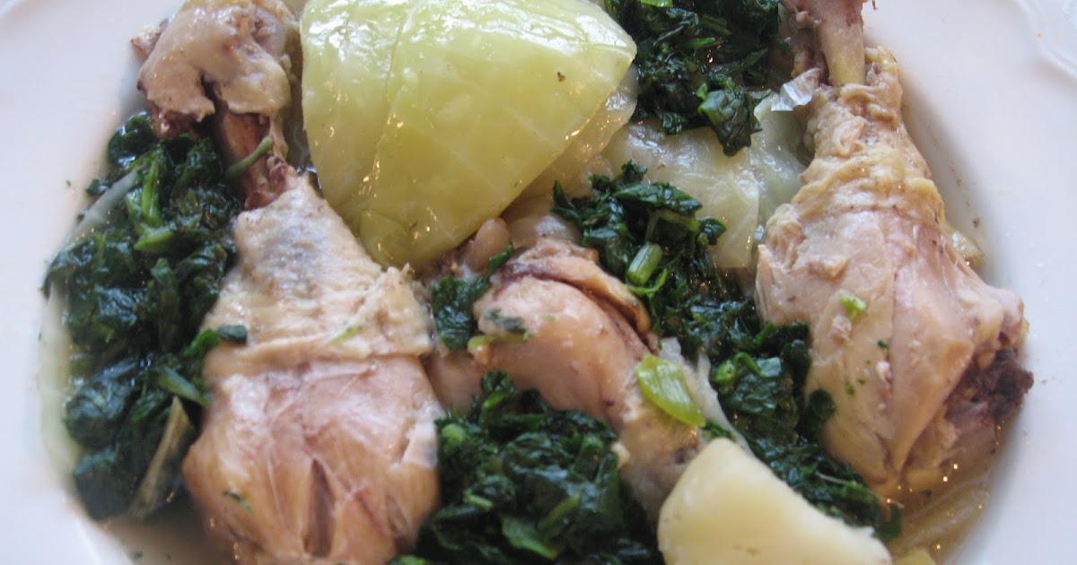 Lulu Cooks and Tells Slow Cooker Ginger Chicken Stew (Filipino Tinola)