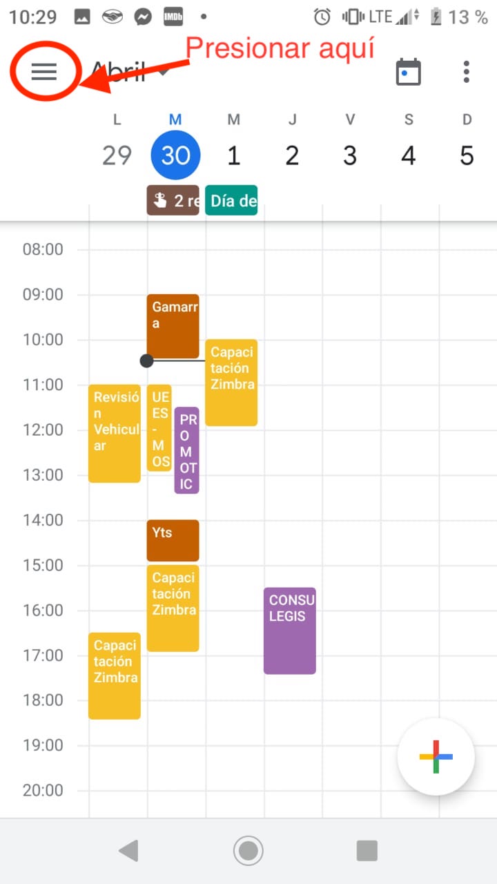 Blog de Carlos Montes Llanos Sincronizar calendarios de Zimbra en