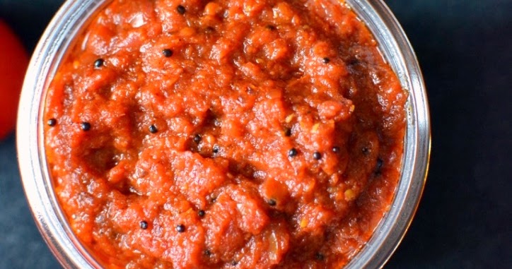 Sizzling Tastebuds: Tomato Thokku | How to make Thakkali Thokku | Vegan