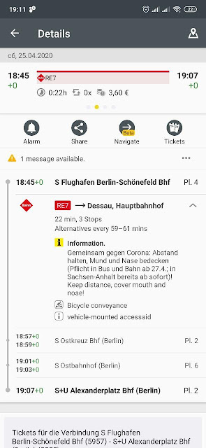 Додаток для планування поїздок в Берліні