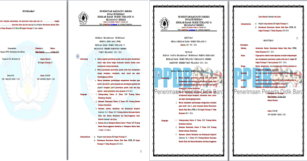 Contoh Proposal dan SK PPDB 2016 Lengkap dengan Lembar