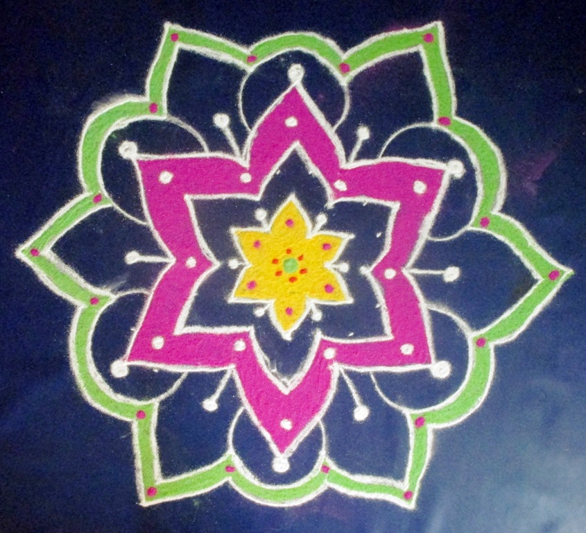 Friday Kolam Rangoli