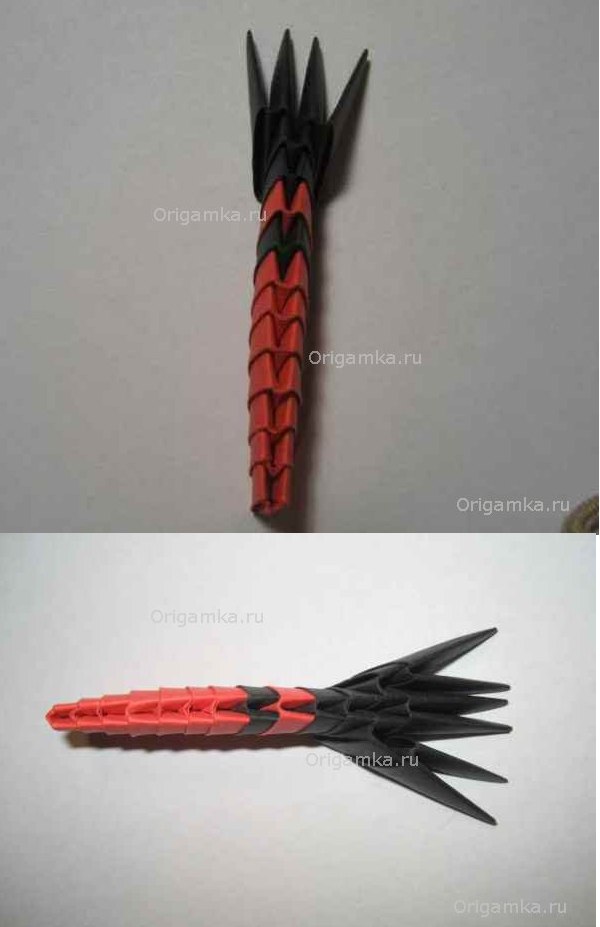 Модульное оригами скорпион схема