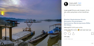 Wisata Bendungan Sungai Paku Lipat Kain Kampar Riau