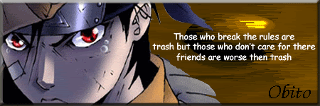 Naruto Obito Uchiha Quote