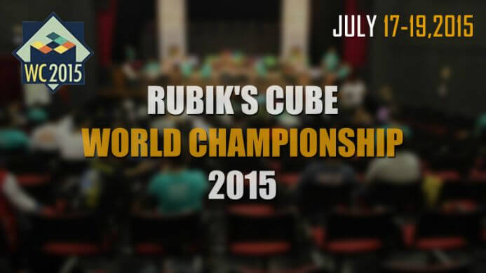 Rubik's Cube World Championship in Brazil 2015