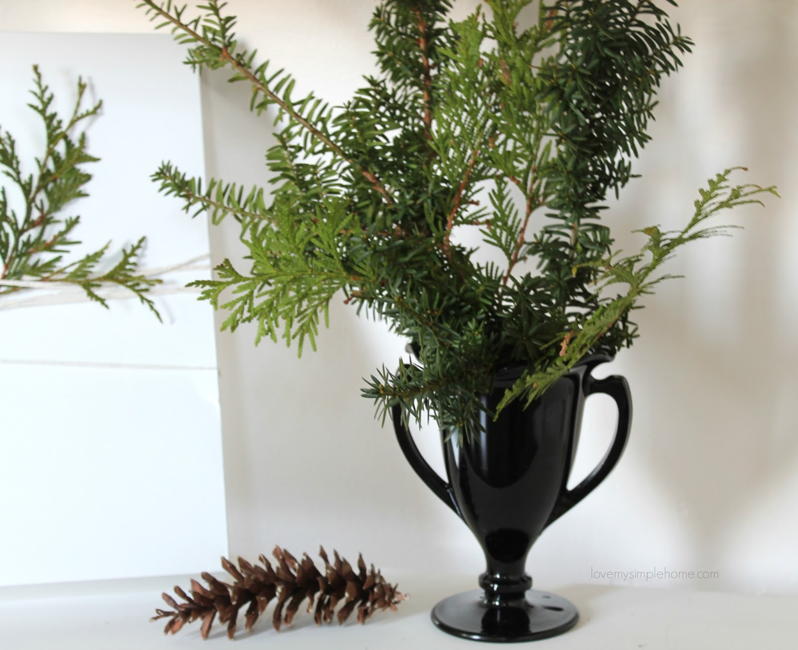 Minimal Christmas And Winter Decorating Ideas Love My Simple Home