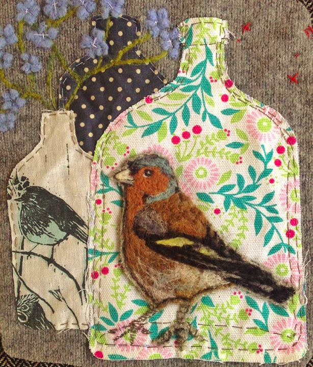 Textile Arts Now Contemporary fabric scraps applique