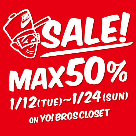 Max 50% Off Sale開催中！