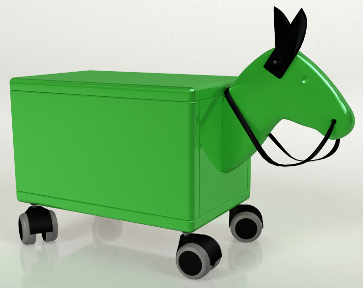 animal shaped toy boxes