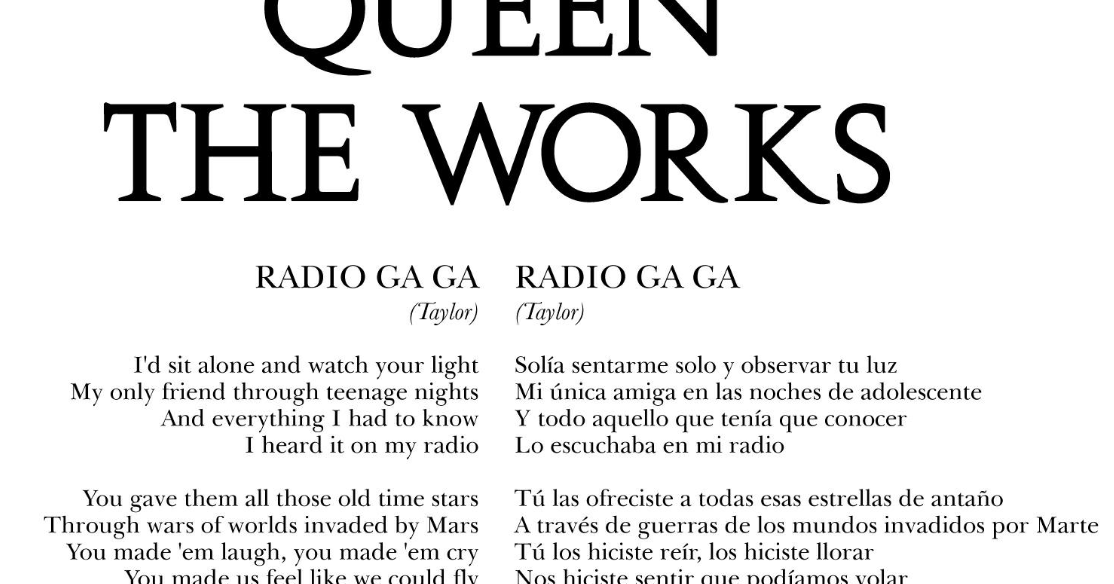 Letras Traducidas The Works