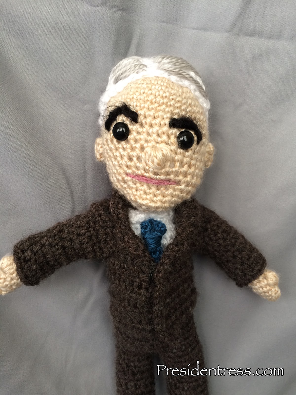crochet trump doll