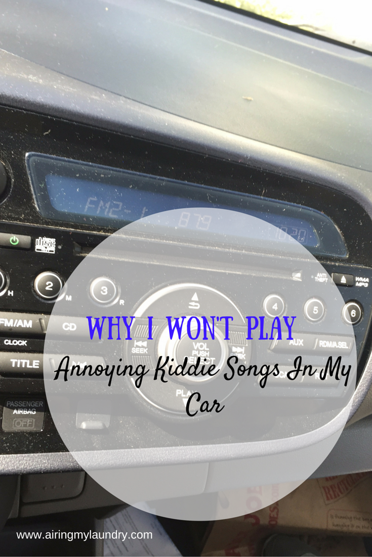 Airing My Laundry, One Post At A Time... Why I Won't Play Annoying