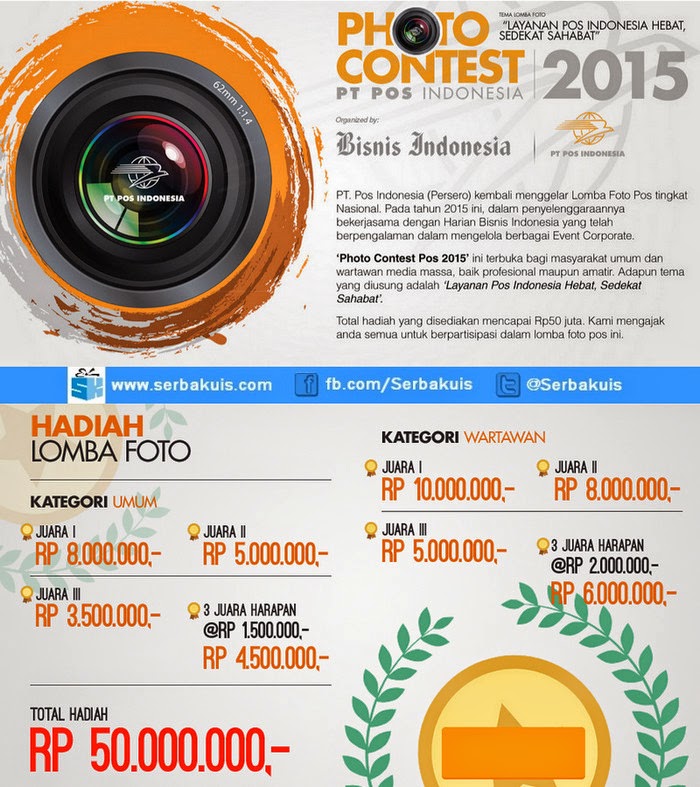 Kontes Foto Pos Indonesia 2015 Berhadiah Total 50 Juta