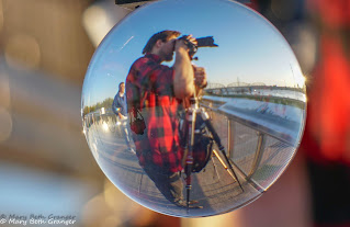 photographer through lensball photo by mbgphoto