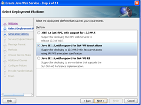 SOA 11g - Create and Deploy Java Web Service from Jdeveloper - Oracle ...