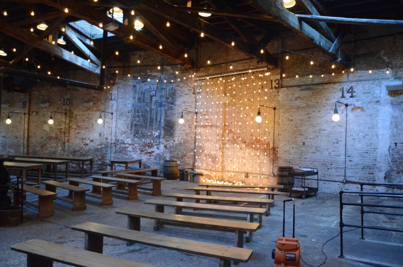 Universal Light and Sound Vertical String Light Backdrop The Houston