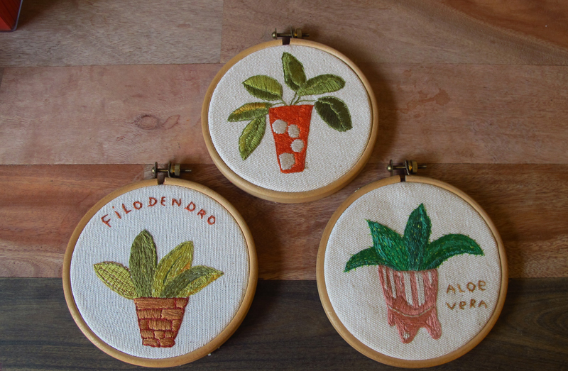 Manuela Grandal: El jardin bordado / The embroidered garden