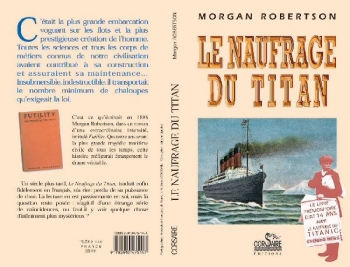 Couverture du roman "Le Naufrage du Titan", par Morgan Robertson