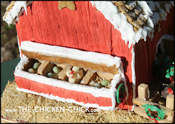 gingerbread chicken coop instructions chick marzipan hen cake christmas chickens dust tour wheat coops houses designs farm bath area sand
