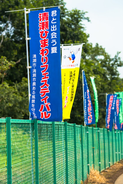 清瀬ひまわりフェスティバルの旗