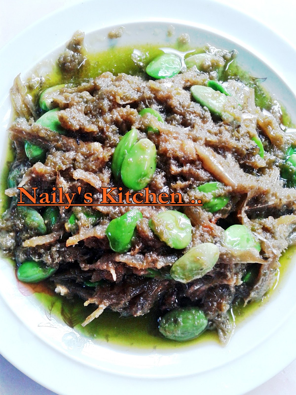Nailys Kitchen Sambal Ikan Bilis Cili Api Petai Kompem